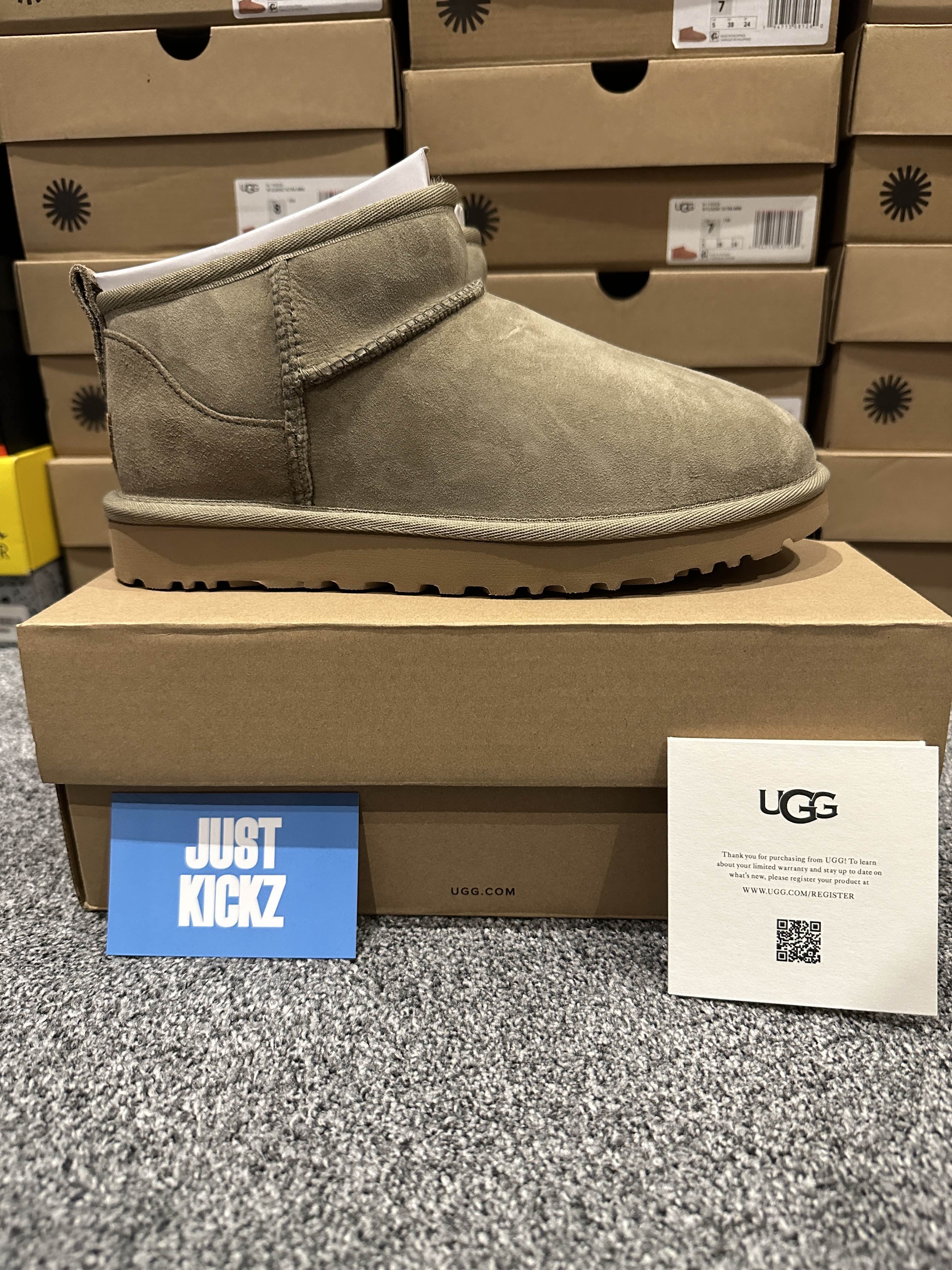 UGG Classic Ultra Mini Boots Antelope Size 3-7 UK
