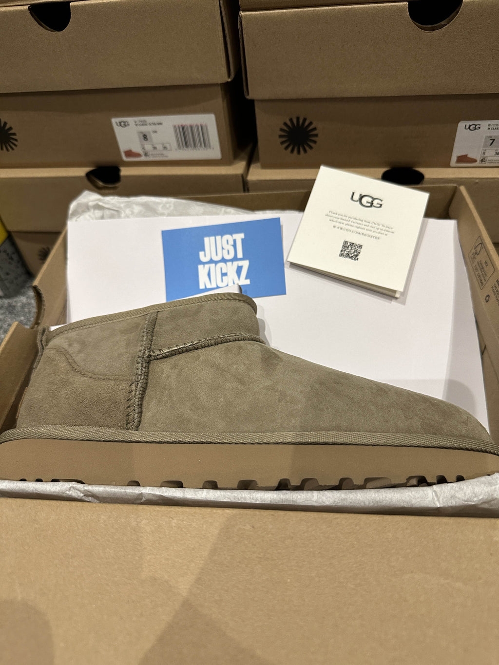 UGG Classic Ultra Mini Boots Antelope Size 3-7 UK