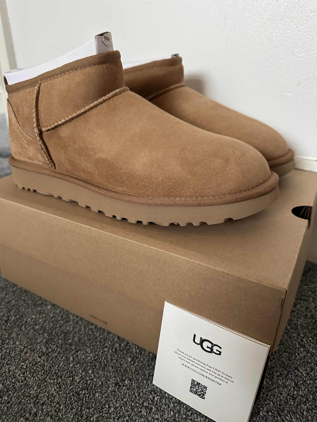 UGG Classic Ultra Mini Boots Chestnut Size 3-6 Avaiable